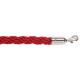Σχοινί πλεγμένο nylon μήκους 150cm κόκκινου χρώματος με ασημί γάντζο NRS-150