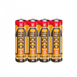4 ΤΕΜ ΑΑ Μπαταρία Αλκαλική LR6 HAB2A01 INGCO
