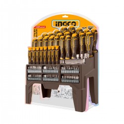 Σετ 100 τεμ Κατσαβίδια και Μύτες HKSD10028 INGCO