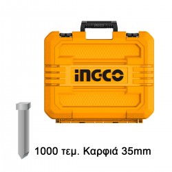 Επαγγελματικό Καρφωτικό Μπαταρίας 20V Li-Ion SOLO + Βαλίτσα CBNLI3505 INGCO