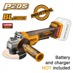 CAGLI211156 Γωνιακός Τροχός Μπαταρίας 115mm 20V Li-Ion SOLO