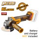 CAGLI211156 Γωνιακός Τροχός Μπαταρίας 115mm 20V Li-Ion SOLO CAGLI211156 Γωνιακός Τροχός Μπαταρίας 115mm 20V Li-Ion SOLO
