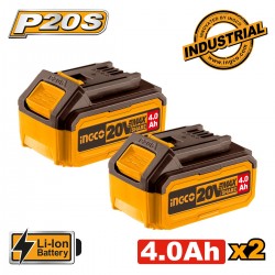COSLI240312E Μπαταρίες 20V 4.0Ah Li-Ion 2 τεμ.
