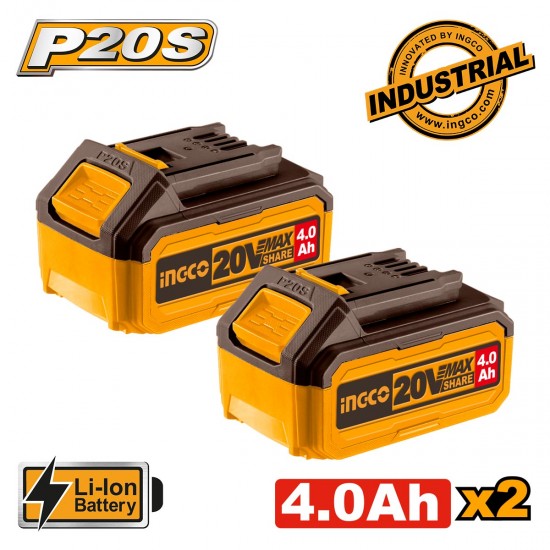COSLI240312E Μπαταρίες 20V 4.0Ah Li-Ion 2 τεμ. COSLI240312E Μπαταρίες 20V 4.0Ah Li-Ion 2 τεμ.