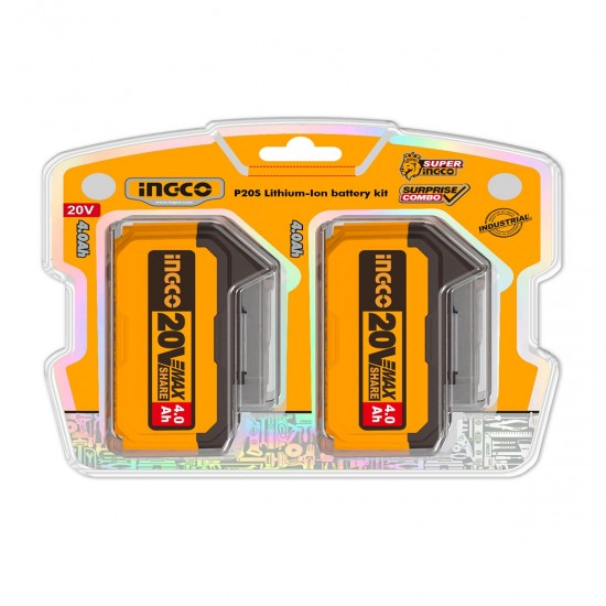 COSLI240312E Μπαταρίες 20V 4.0Ah Li-Ion 2 τεμ. COSLI240312E Μπαταρίες 20V 4.0Ah Li-Ion 2 τεμ.
