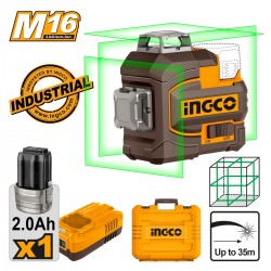 HLL301201 Αυτοαλφαδιαζόμενο Πράσινο Laser 3D Μπαταρίας 16V Li-Ion
