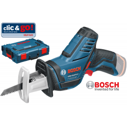 GSA 12 V-14 Bosch Σπαθοσέγα Μπαταρίας SOLO + L-Boxx