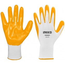 Γάντια νιτριλίου L INGCO
