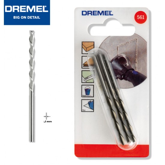 Φρέζες κοπής σπιράλ, πολλαπλής χρήσης 561 DREMEL