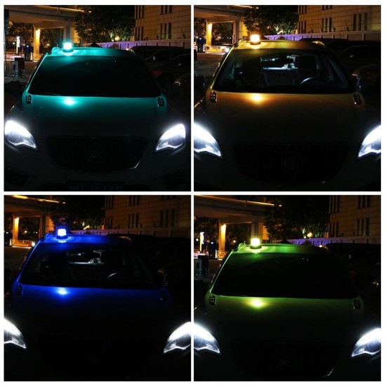 Μαγνητικός ασύρματος φάρος οχημάτων LED 8 χρωμάτων BCN-8