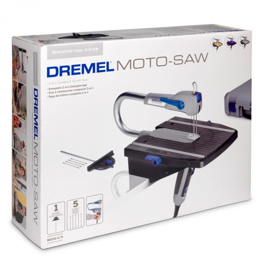 MS52 DREMEL Moto-Saw Λεπτή πριονόλαμα κοπής ξύλου σετ 5τμχ