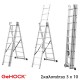 Τριπλή πτυσσόμενη αλουμινίου σκάλα με 3x10 σκαλοπάτια 59-010295310