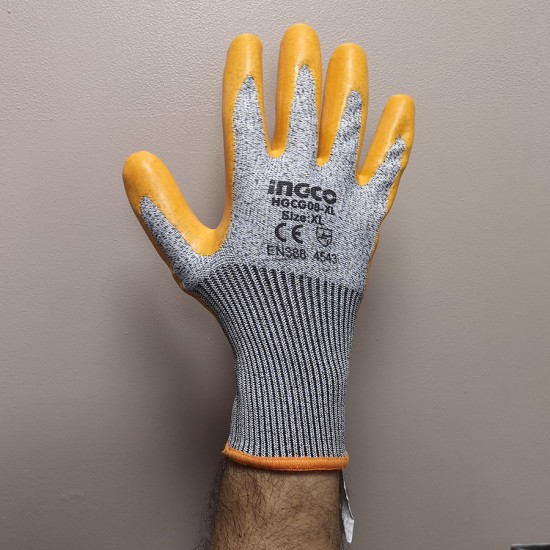 Γάντια Υψηλής Αντοχής Στα Κοψίματα HGCG08-XL INGCO