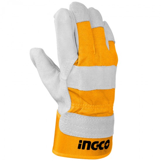 Γάντια εργασίας Δερμάτινα XL HGVC01P-XL INGCO