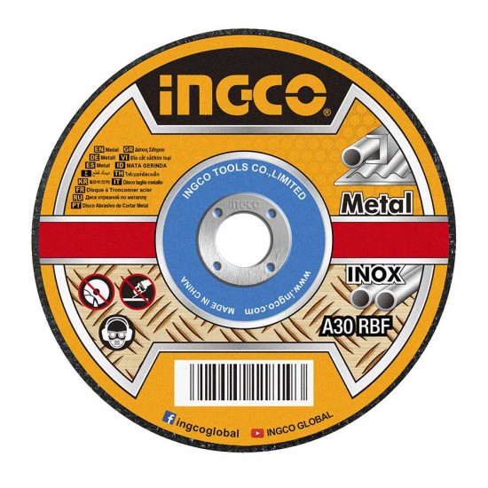 10 τεμ Δίσκοι Κοπής Σιδήρου MCD121255 INGCO