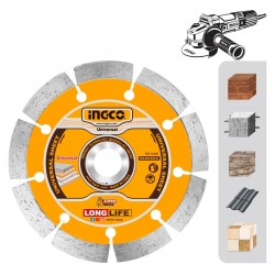 Διαμαντόδισκος Δομικών Γενικής Χρήσης 125mm DMD011252 INGCO