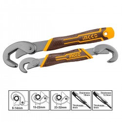 Πολύκλειδα 9-32mm Σετ 2 τεμ. HBWS09328 INGCO