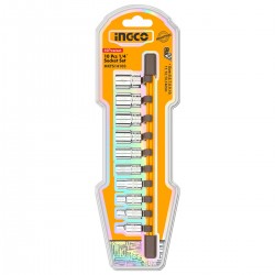 Επαγγελματικά Καρυδάκια 1/4" Σετ 10 τεμ. HKTS14103 INGCO