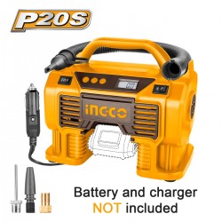 Αεροσυμπιεστής Αυτοκινήτου Μπαταρίας 160psi 20V Li-Ion SOLO INGCO