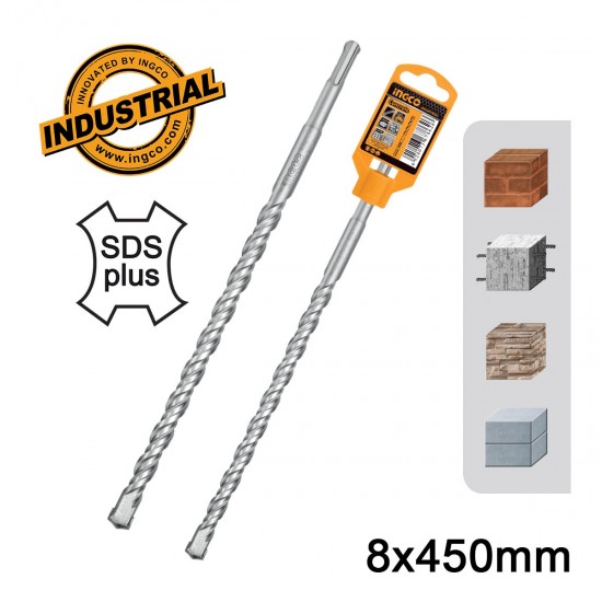 Τρυπάνι SDS Plus 8x450mm INGCO