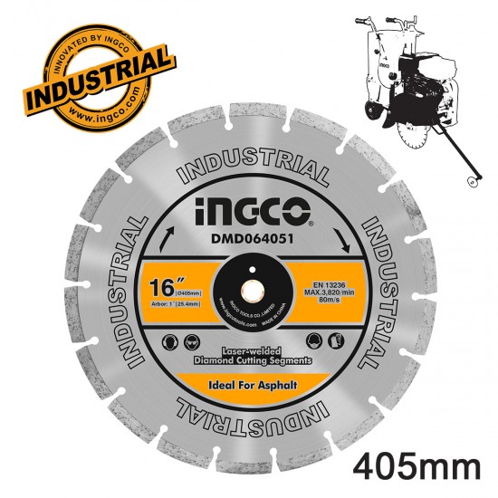 Διαμαντόδισκος ασφάλτου 405mm DMD064051 INGCO