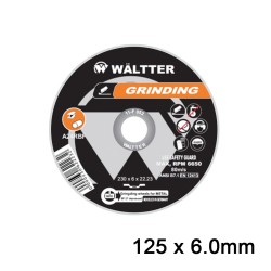 Δίσκος Λειάνσεως 125 x 6.0 mm Metal Inox 55-1256022 WALTTER