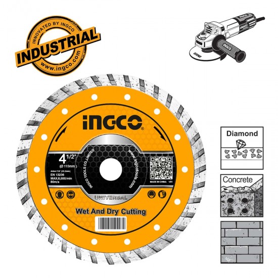 Διαμαντόδισκος Λεπτός 115 mm DMD031151HT INGCO