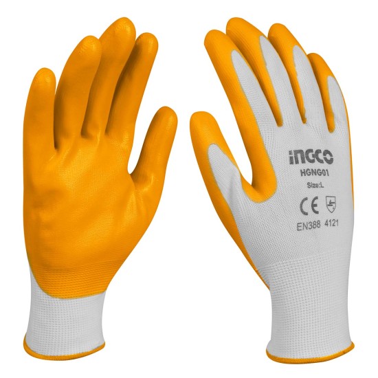 Γάντια Νιτριλίου HGNG01P-L INGCO