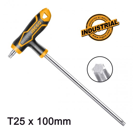 Επαγγελματικό Ταφ Torx Κλειδί Τ25 x 100mm HHK15T251001 INGCO