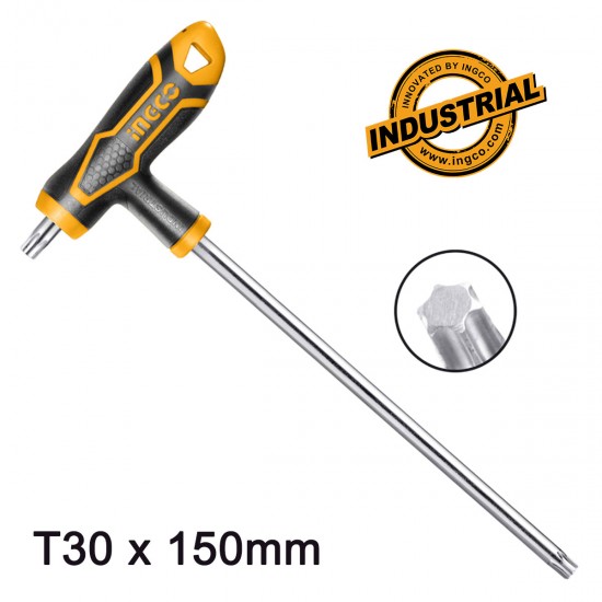 Επαγγελματικό Ταφ Torx Κλειδί Τ30 x 150mm HHK15T301501 INGCO