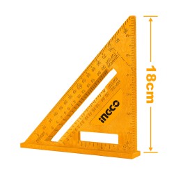 Τρίγωνο γωνιόμετρο 18cm HAS20202 INGCO