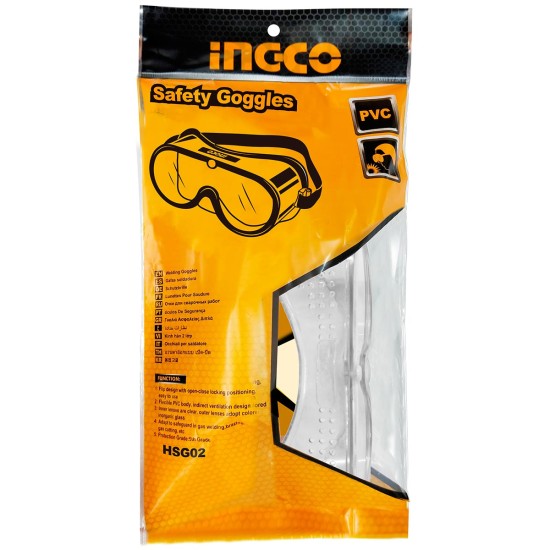Γυαλιά προστασίας διάφανα HSG02 INGCO