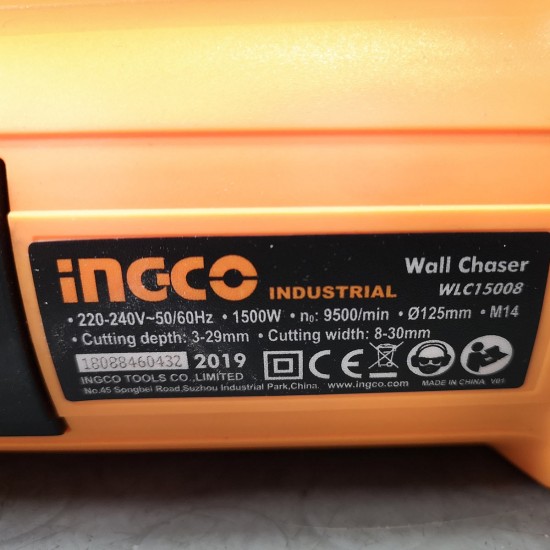 Φρέζα Τοίχου Αυλακώσεων 1500W WLC15008 INGCO