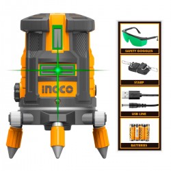 Επαγγελματικό Αυτοαλφαδιαζόμενο Laser με Πράσινες Ακτίνες HLL305205 INGCO