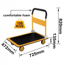 Πτυσσόμενο Καρότσι Πλατφόρμα 150kg HPHT11502 INGCO